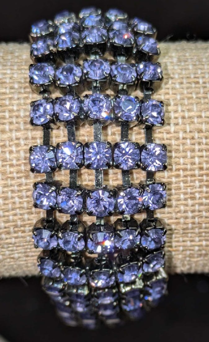 Kenneth Jay Lane Rhinestone Statement Bracelet (1 of 6)