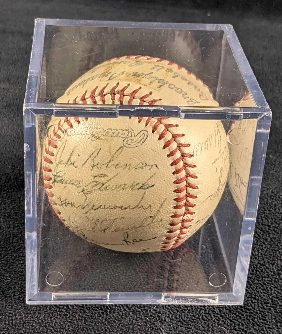 Autographed 1951 Brooklyn Dodgers Baseball JSA (1 of 11)