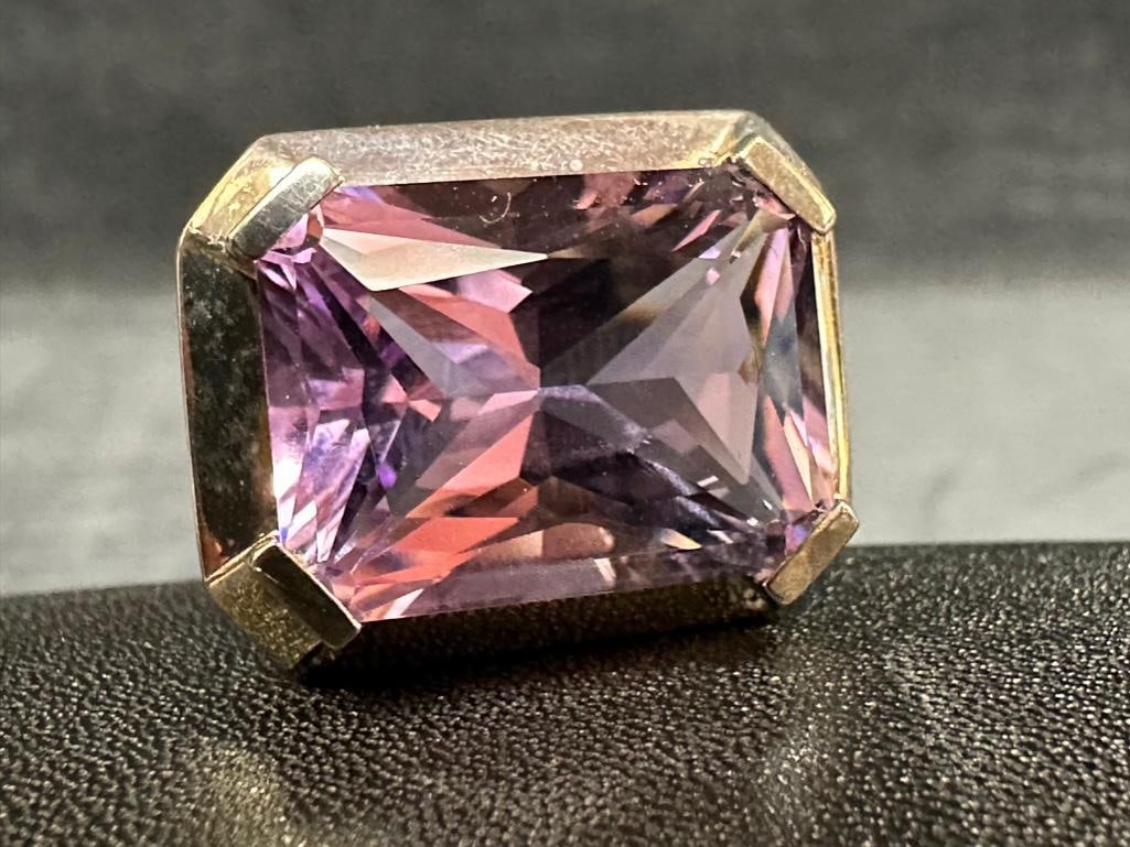 Sterling Amethyst Large Pendant (1 of 3)