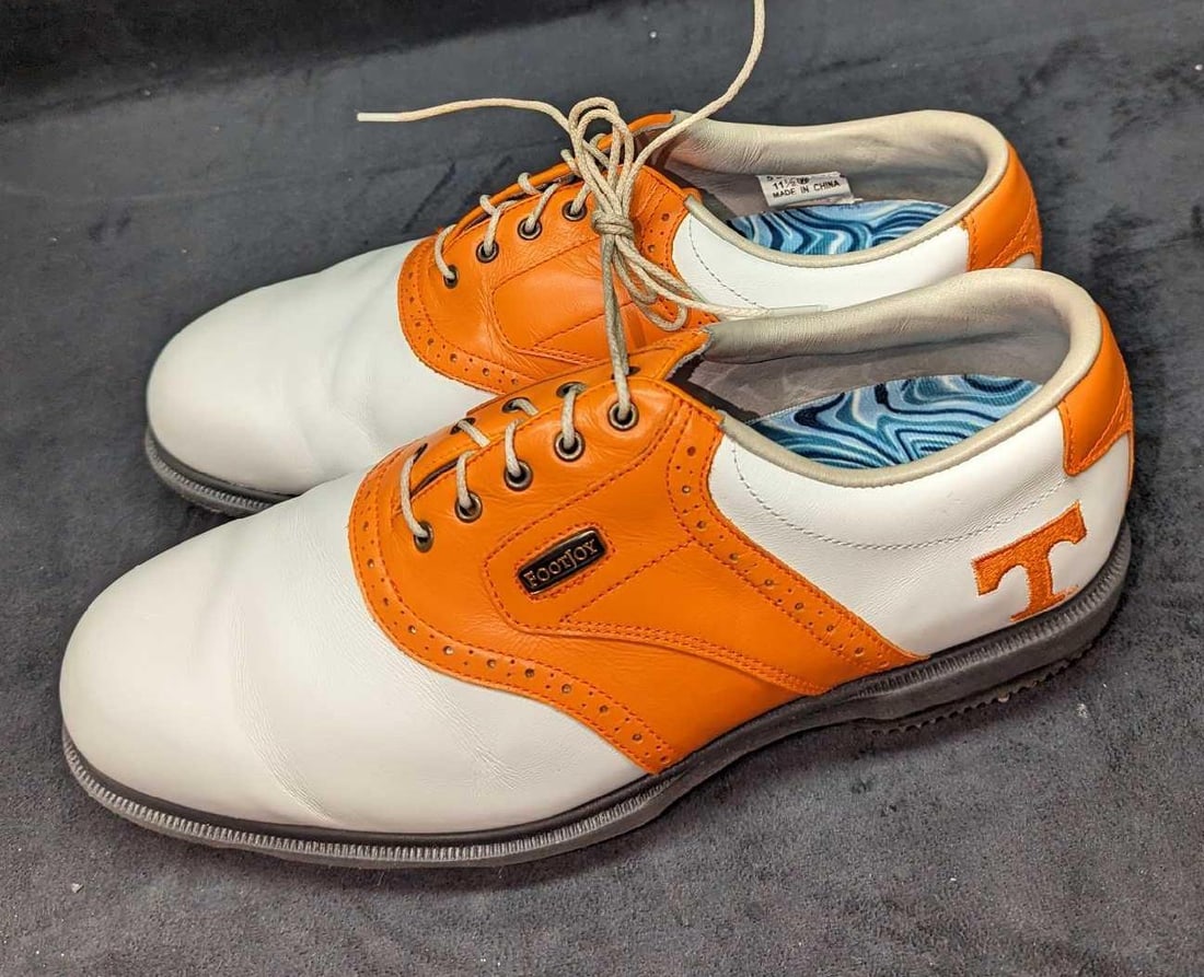 Ecco Foot Joy Men's Tennessee Volunteers Golf Shoes 11-11.5 (1 of 8)