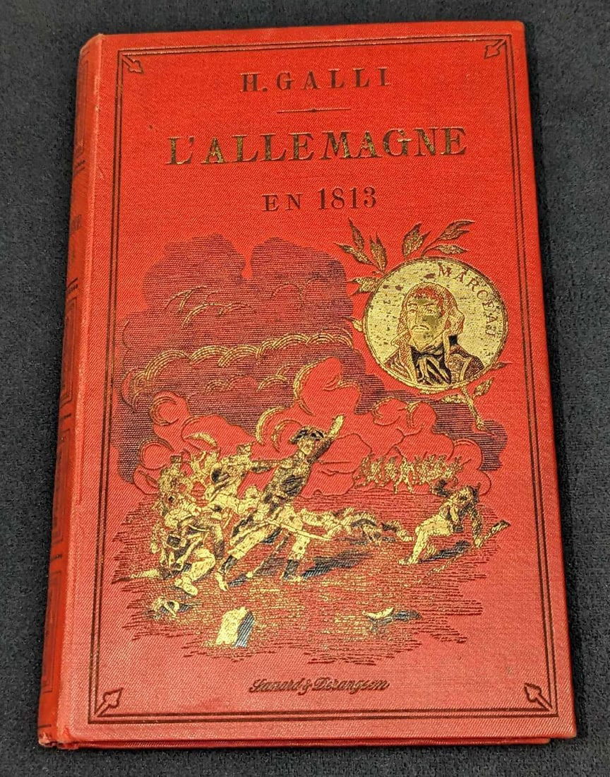 1889 H. Galli L'Allemagne En 1813 Hardcover Book (1 of 8)
