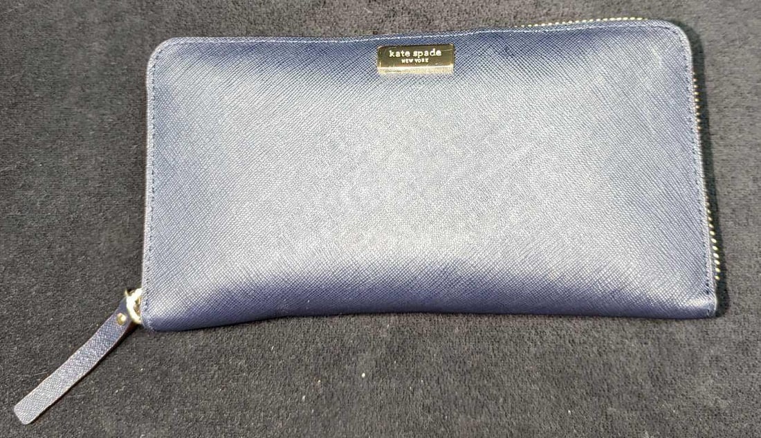 Kate Spade Leather Zip Around Wallet (1 of 8)
