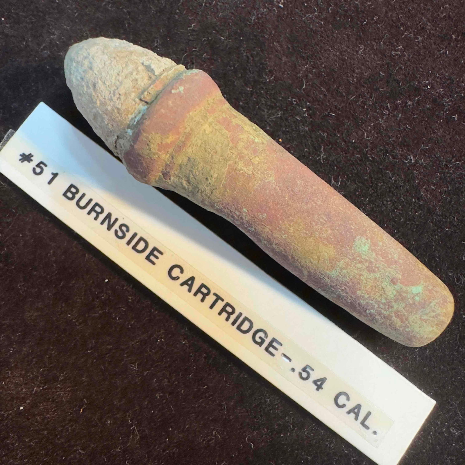 Civil War Burnside Bullet Cartridge .54 Cal Carbine Brass (1 of 11)