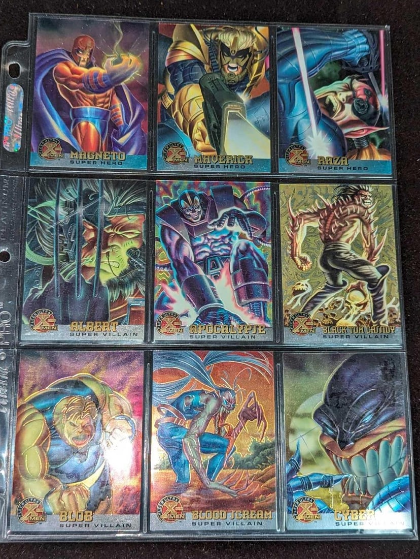 9 Fleer Ultra X-Men Chromium Trading Cards K (1 of 11)