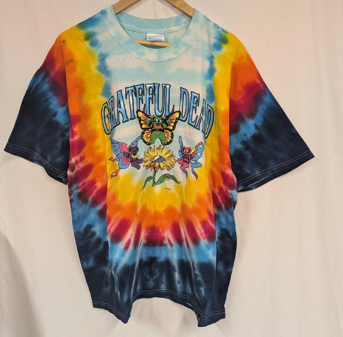 Grateful Dead Butterfly Bears Tie Dye T-Shirt XL (1 of 5)