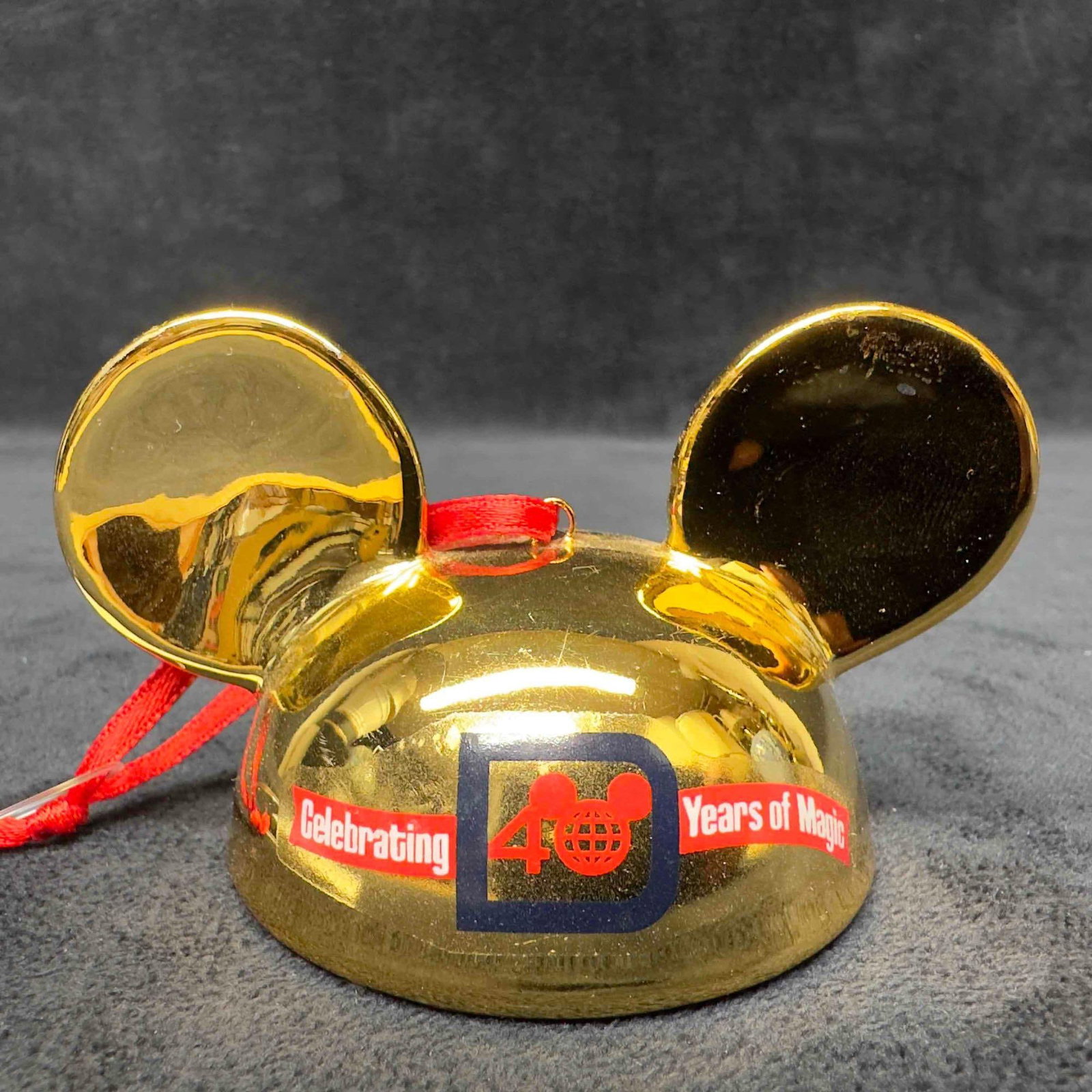 Walt Disney World 40th Anniversary Golden Ear Hat Ornament Limited Edition 4085 of 6000 (1 of 9)