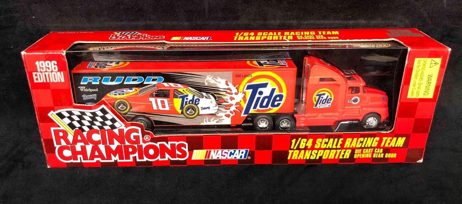 #10 Ricky Rudd Racing Champions NASCAR 1996 Tide 1:64 Scale Racing Team Transporter (1 of 5)