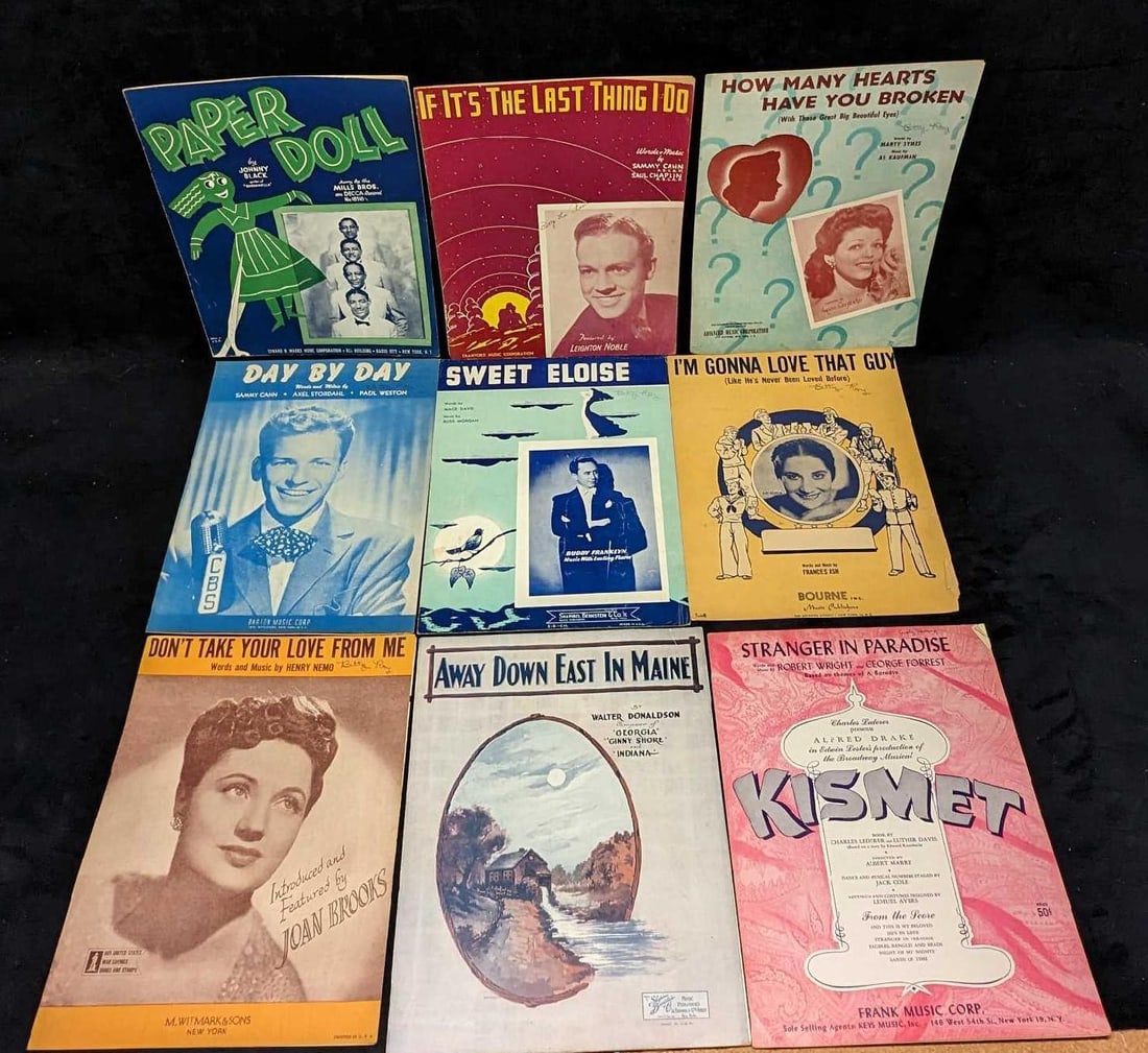 9 Vintage Classic Music Sheet Music Sweet Eloise (1 of 11)