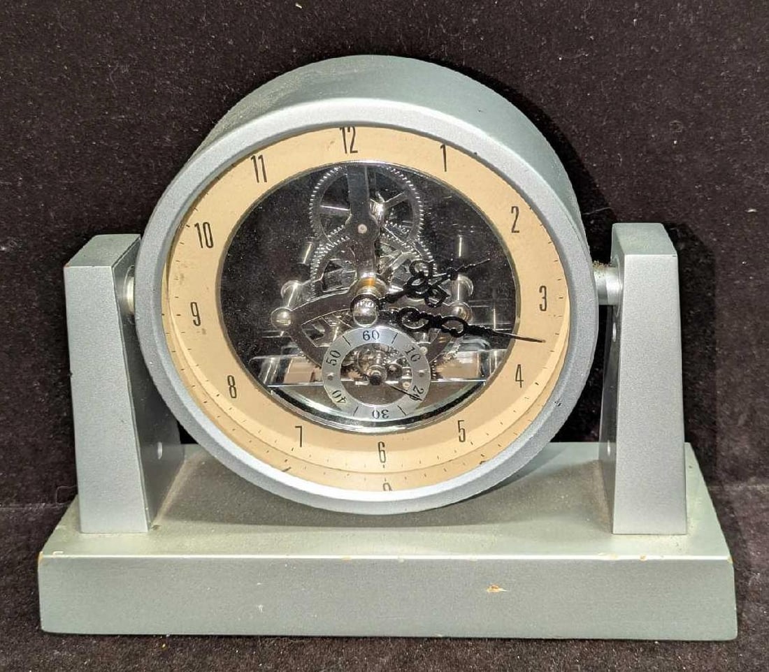 Dacasso Skeleton Desk Clock (1 of 6)