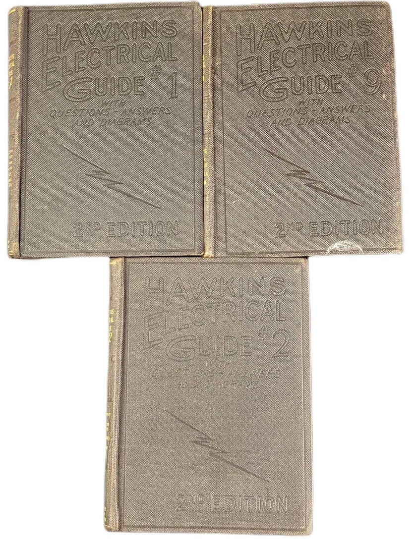 Antique Hawkins Electrical Guide 1 2 And 9 (1 of 9)