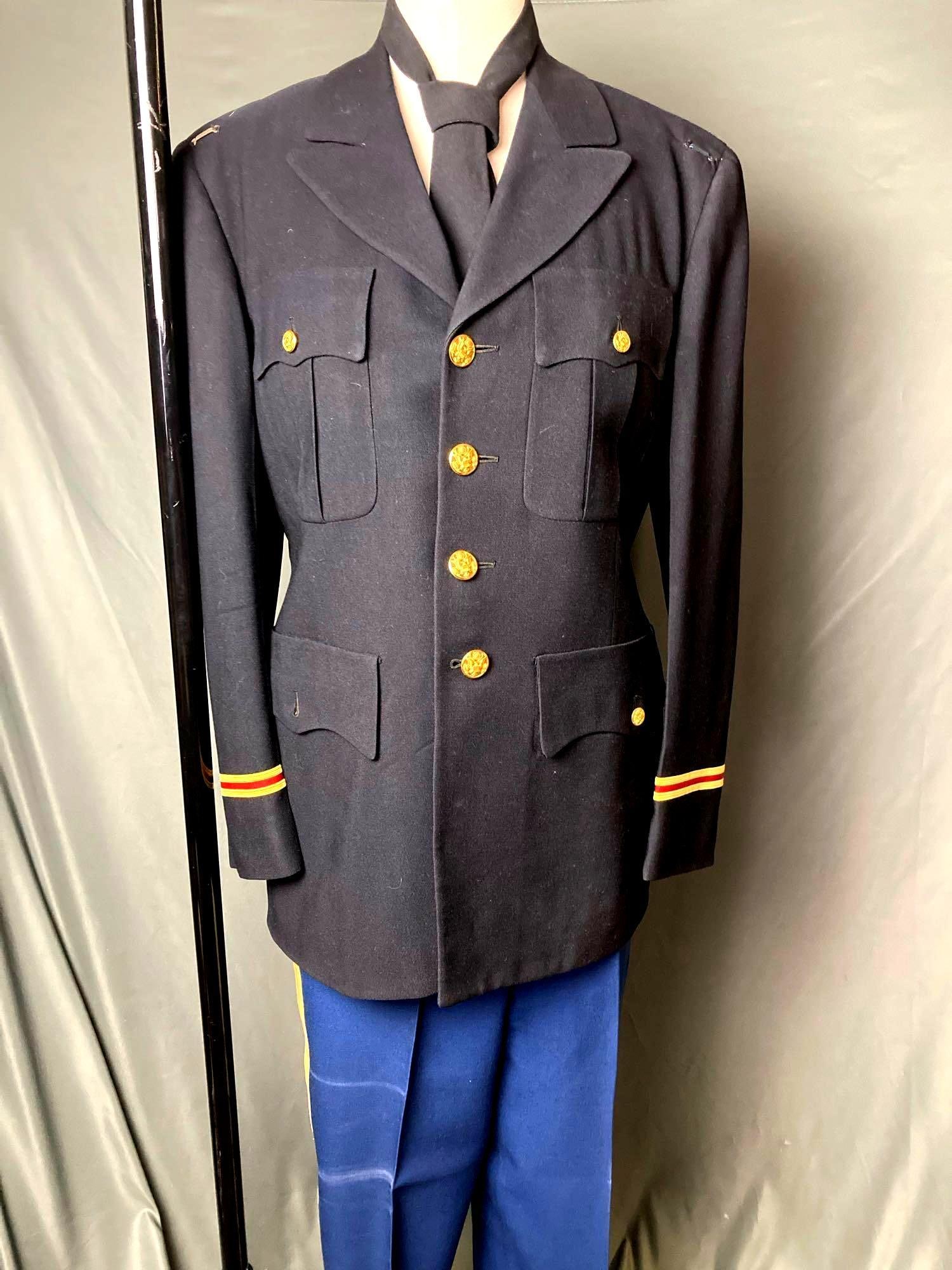 semi formal dresses syracuse ny KOREAN WAR USMC Marine Corps Officer's Wool Formal Dress Uniform-NAMED