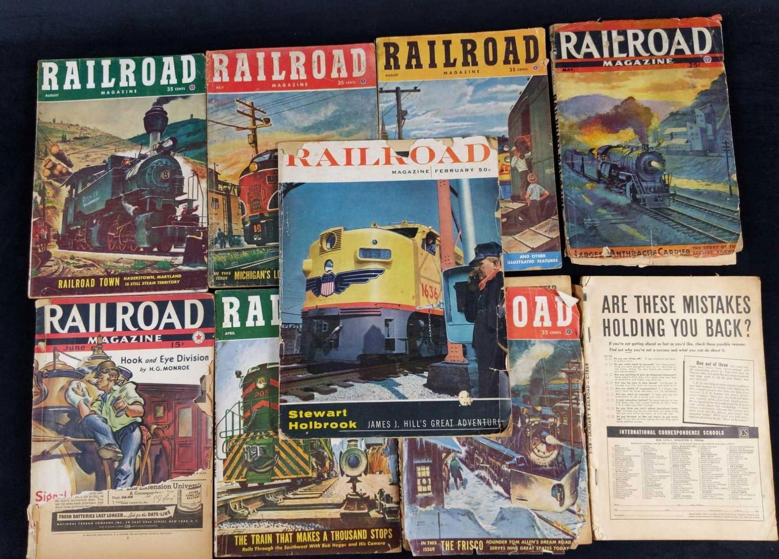 Vintage Railroad Magazine Lot Of Nine (1 of 7)