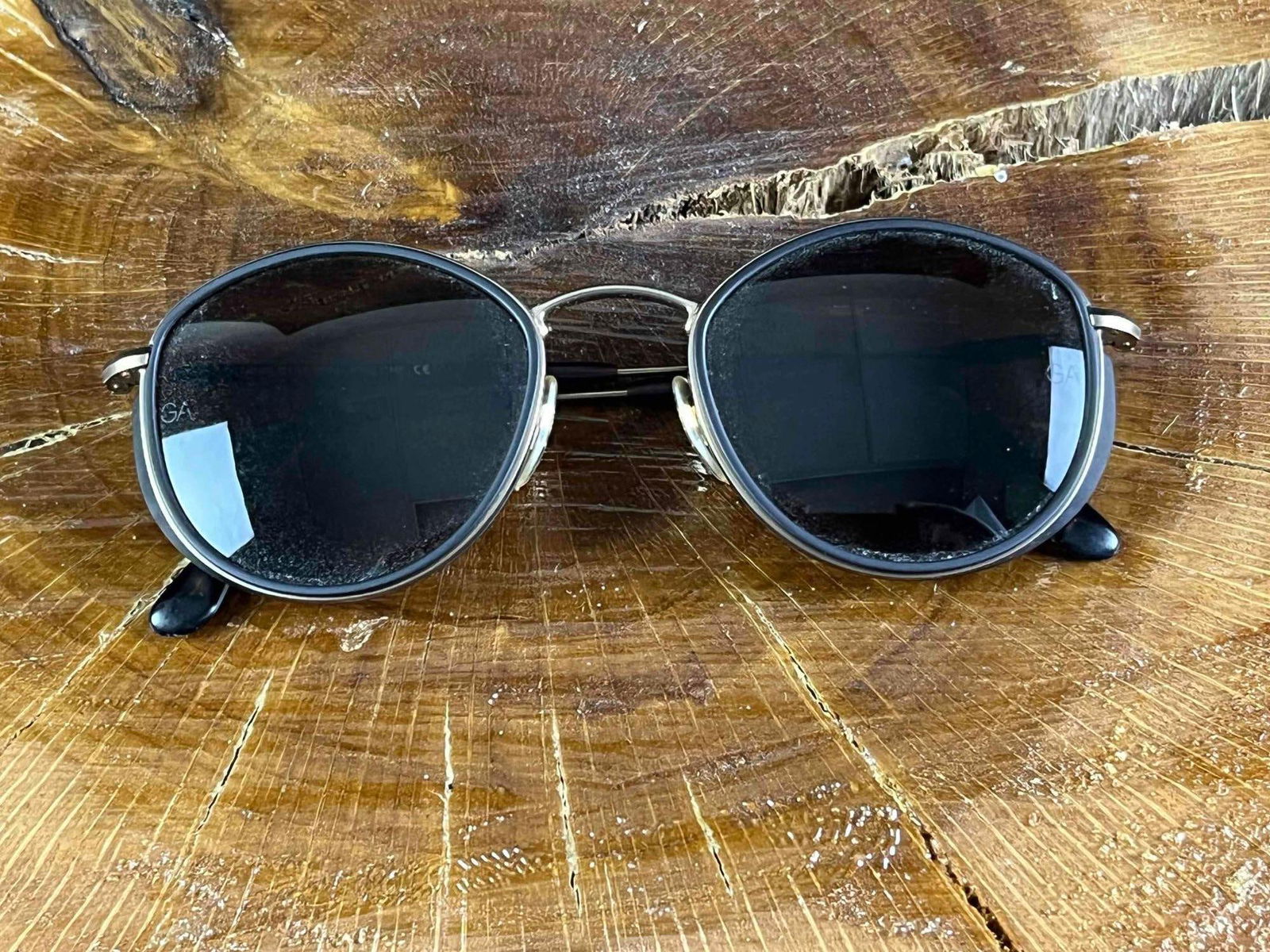 Vintage Giorgio Armani Sunglasses Round Frames (1 of 7)