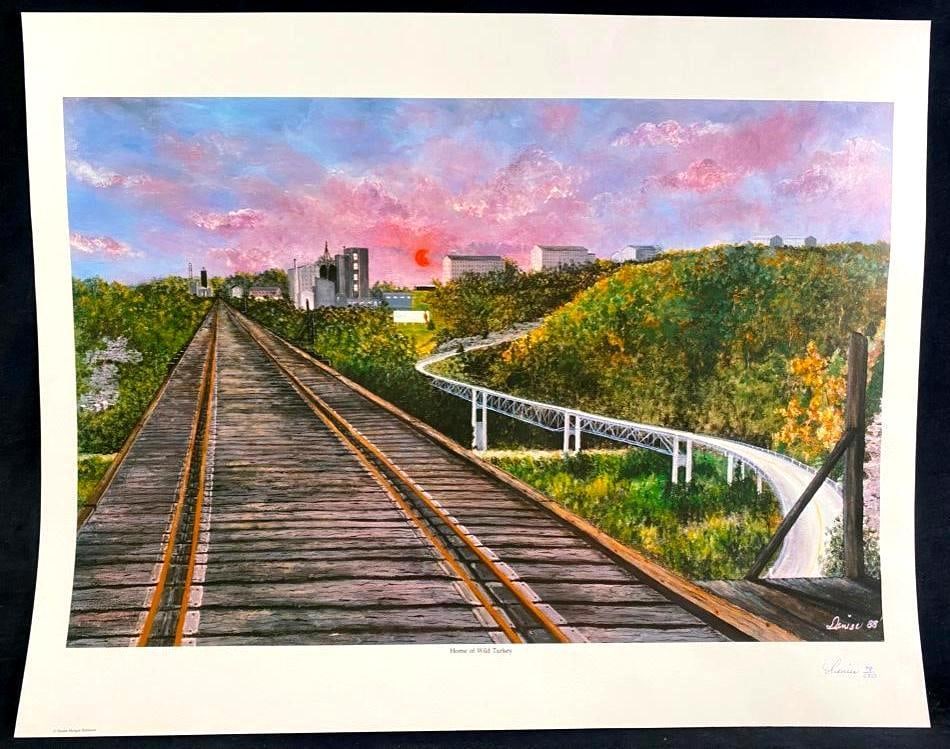 "Home of Wild Turkey" Signed Print (1 of 5)