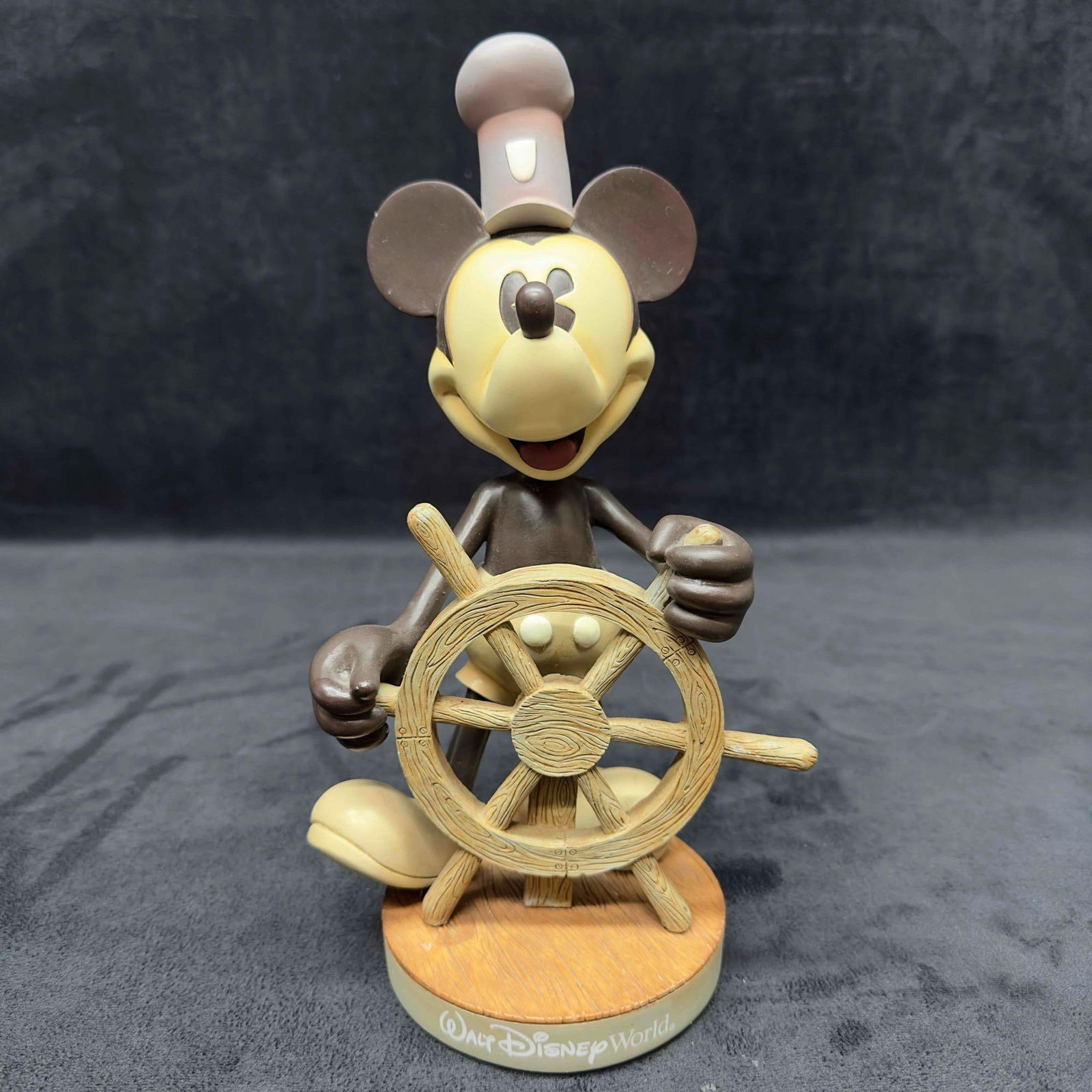 Mickey Mouse Walt Disney World Steam Boat Willie Bobble Head Figurine Figure (1 of 9)
