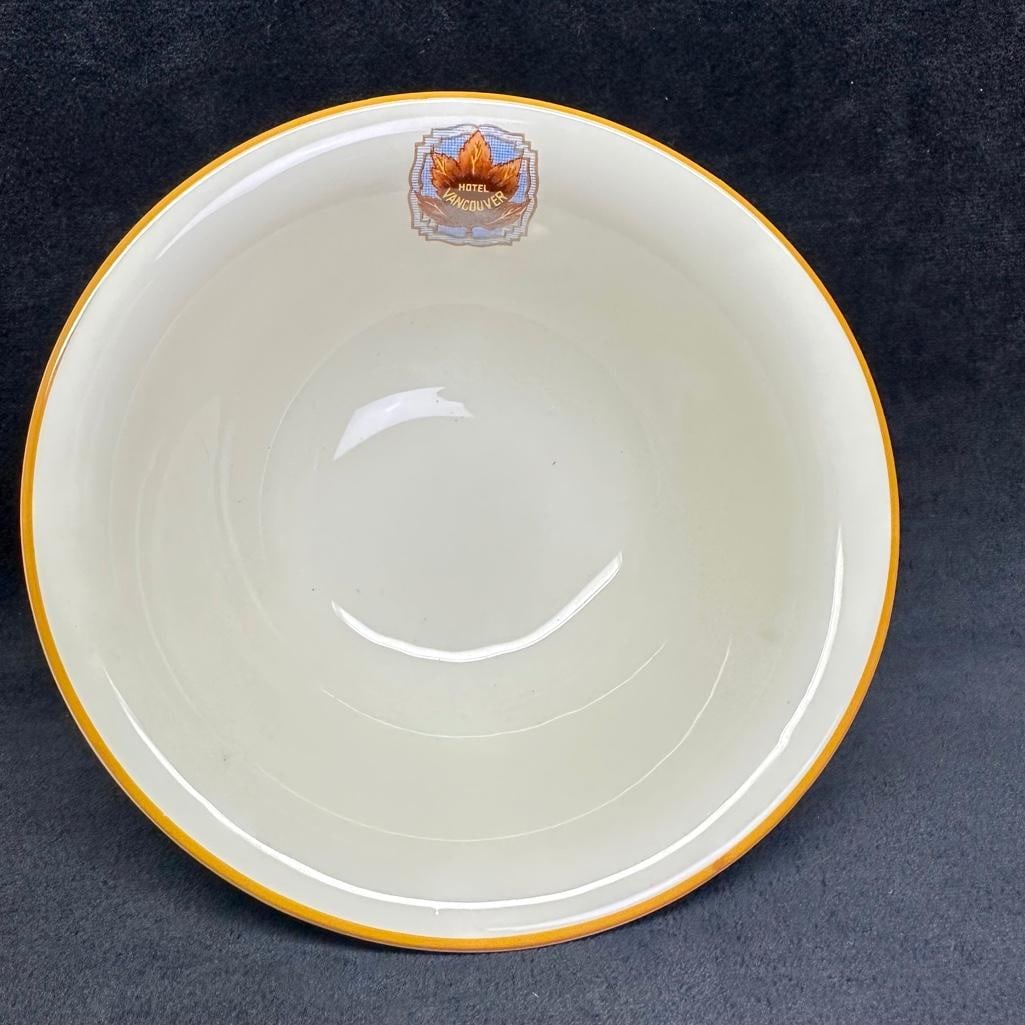 Vintage Railway Hotel Vancouver 6.5" Footed Bowl (1 of 5)