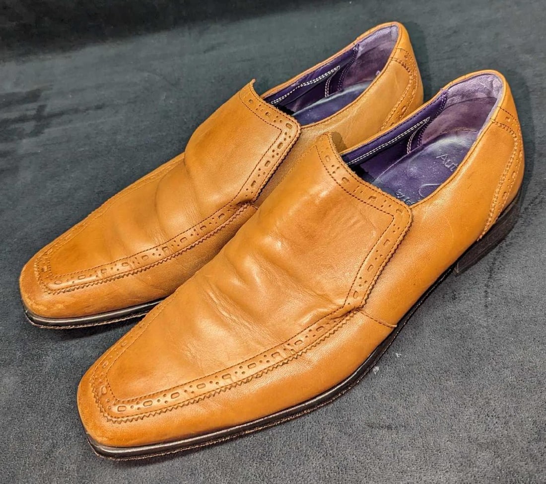 Men's Size 10.50  Marks & Spencer Autograph By Jeffery West Leather Shoes (1 of 6)