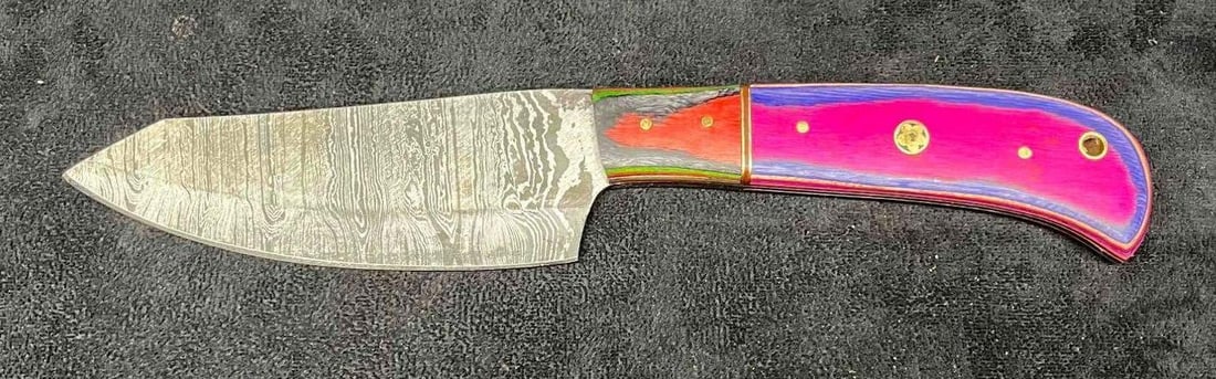 MHS Cutlery Steel Knife (PP): This lot contains a MHS Cutlery Steel Knife (PP).It is approx 10" x 1 3/4" x 1/2". Total weight is approx 5.9oz. Overall the Knife is in excellent condition as it does not appear to have ever be