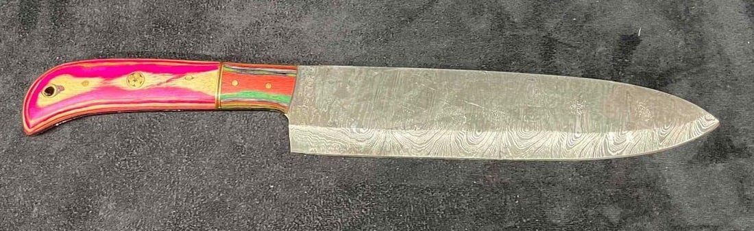 MHS Cutlery Steel Knife (QQ): This lot contains a MHS Cutlery Steel Knife (QQ). It is approx 13" x 1 3/4" x 3/4". Total weight is approx 7.5oz. Overall the Knife is in excellent condition as it does not appear to have ever been us