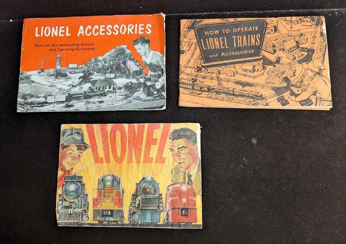 3 Vintage Lionel Train 1950s Instructional Booklets (1 of 7)