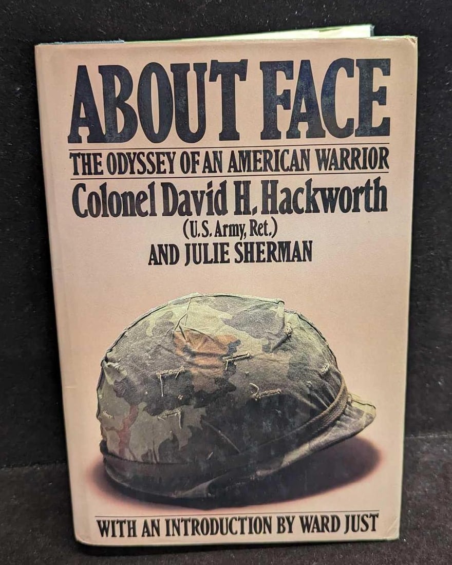 Autographed About Face Colonel David H Hackworth Book (1 of 7)