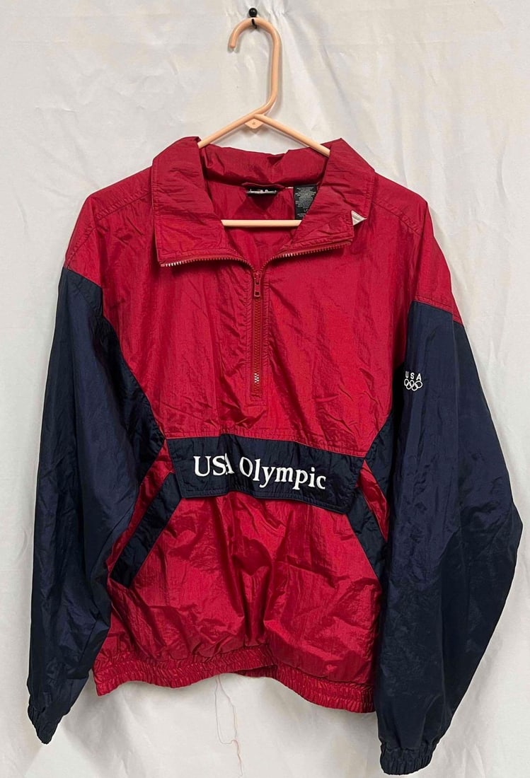 Vintage USA Olympics Windbreaker Size Large JCPenny (1 of 9)