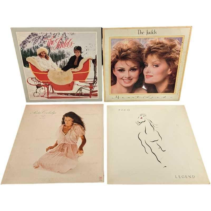 4 Poco The Judds & Rita Coolidge LP Records (1 of 6)