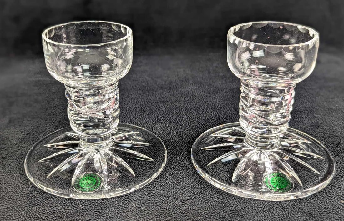 Two Galway Crystal Candlestick Holders (1 of 7)