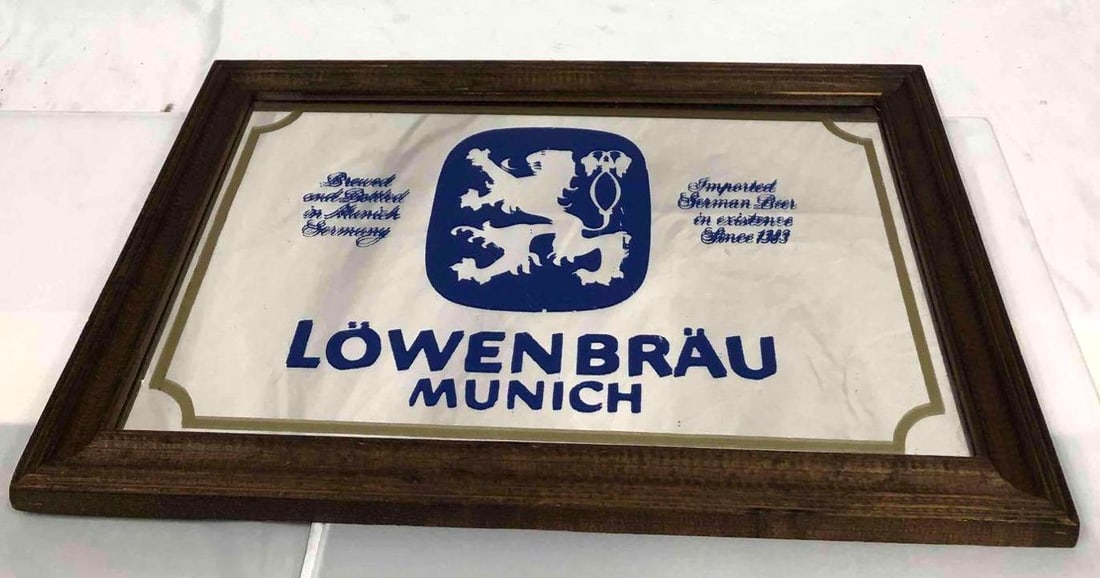 Lowenbrau Munich German Beer Mirror (1 of 5)