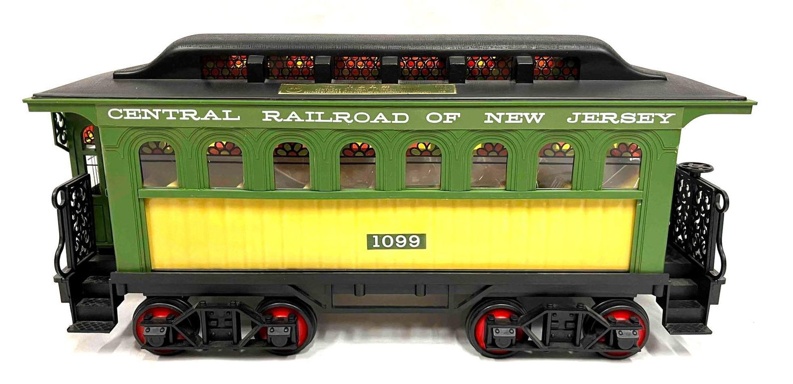 Empty Jim Beam Central Railroad Of New Jersey 1099 Passenger Car Decanter (4) (1 of 9)