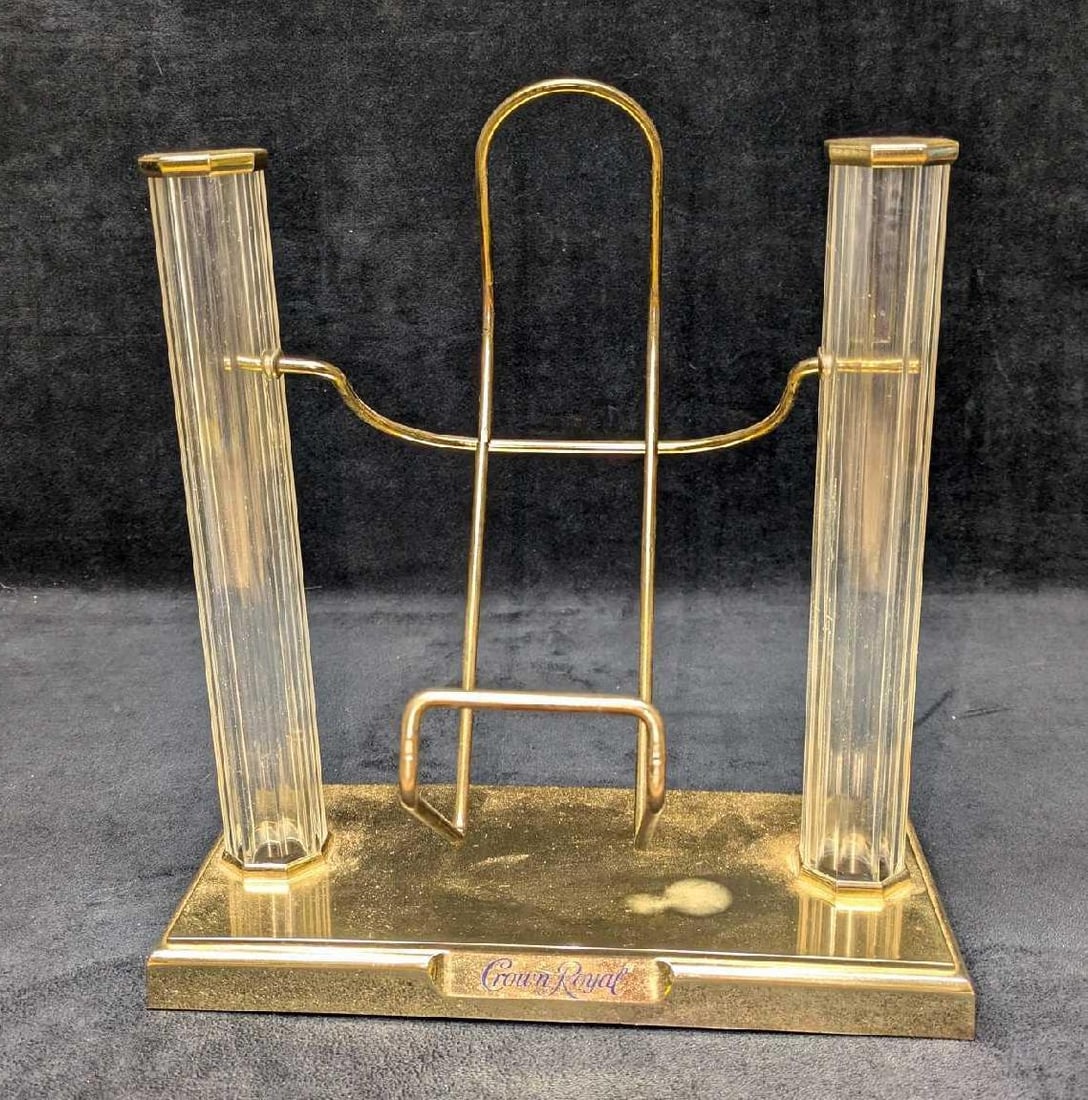 Vintage Crown Royal Bottle Swing Cradle Display Stand (1 of 7)