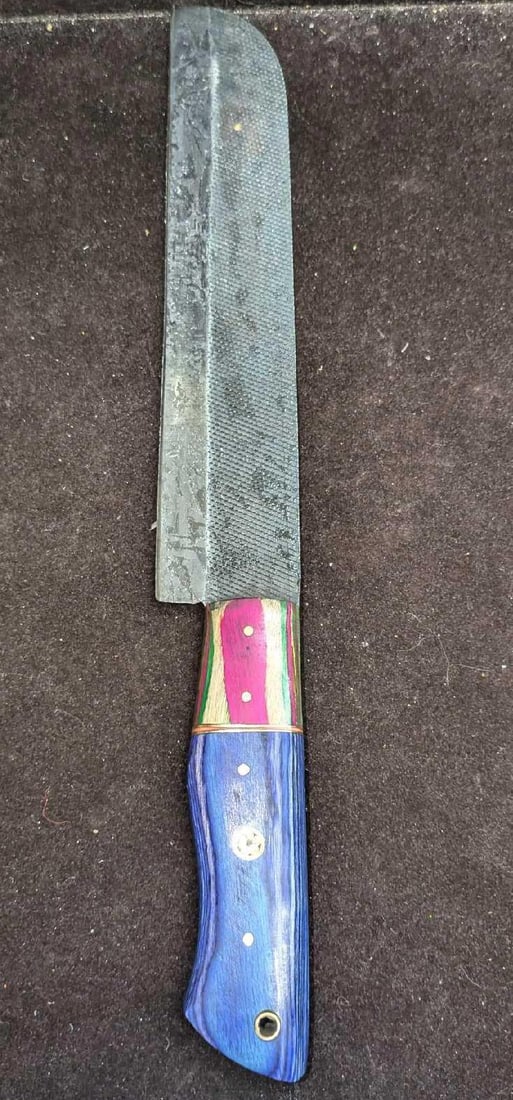 MHS Cutlery Steel Kitchen Knife With Colorful Handle RTCD (1 of 3)