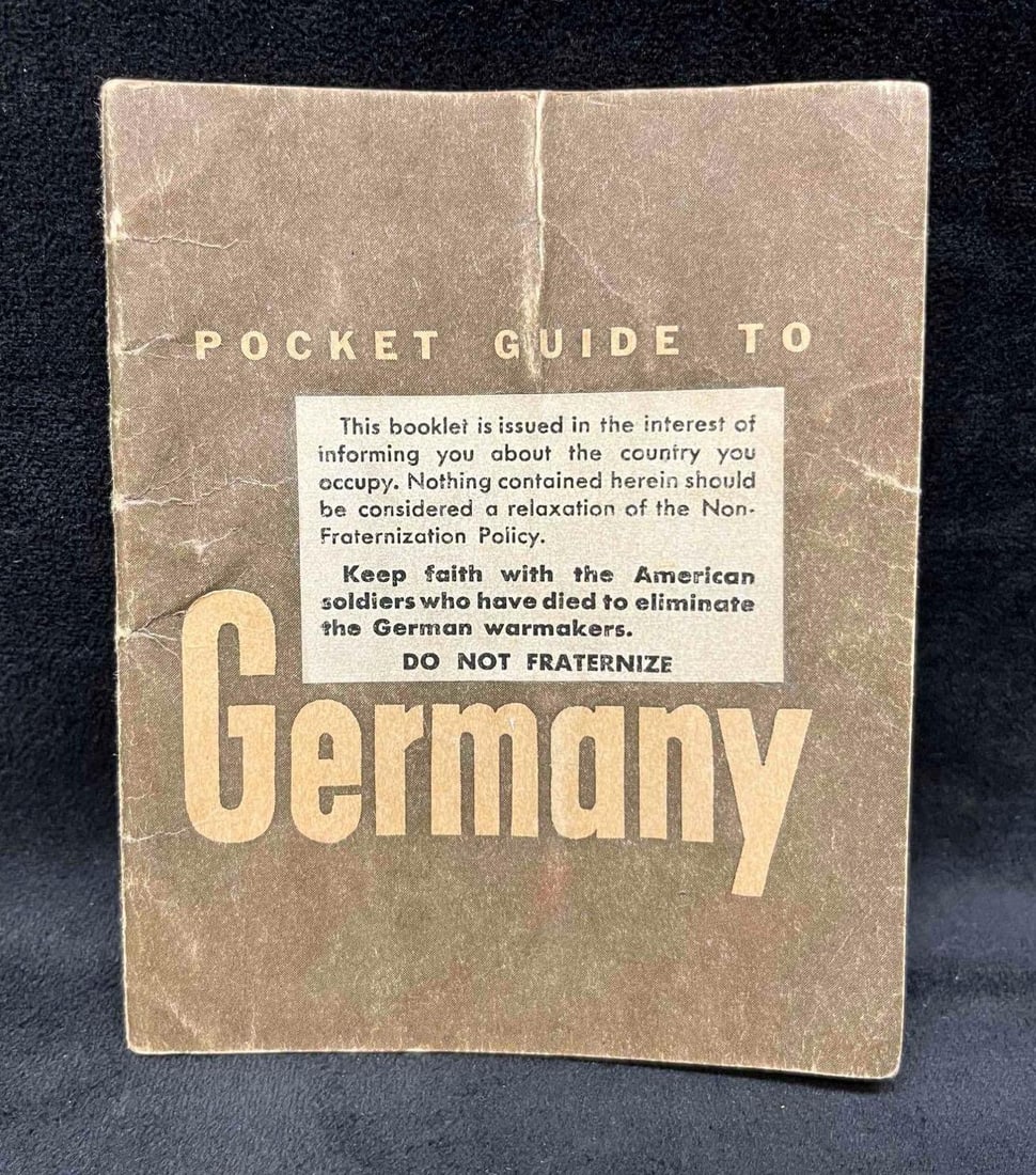 Vintage WWII Pocket Guide To Germany Book US Government Military Paperback 1944 (1 of 6)