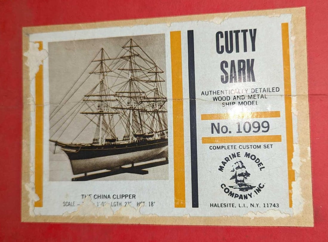 Vintage Marine Model Company "Cutty Shark" No 1099 (1 of 7)