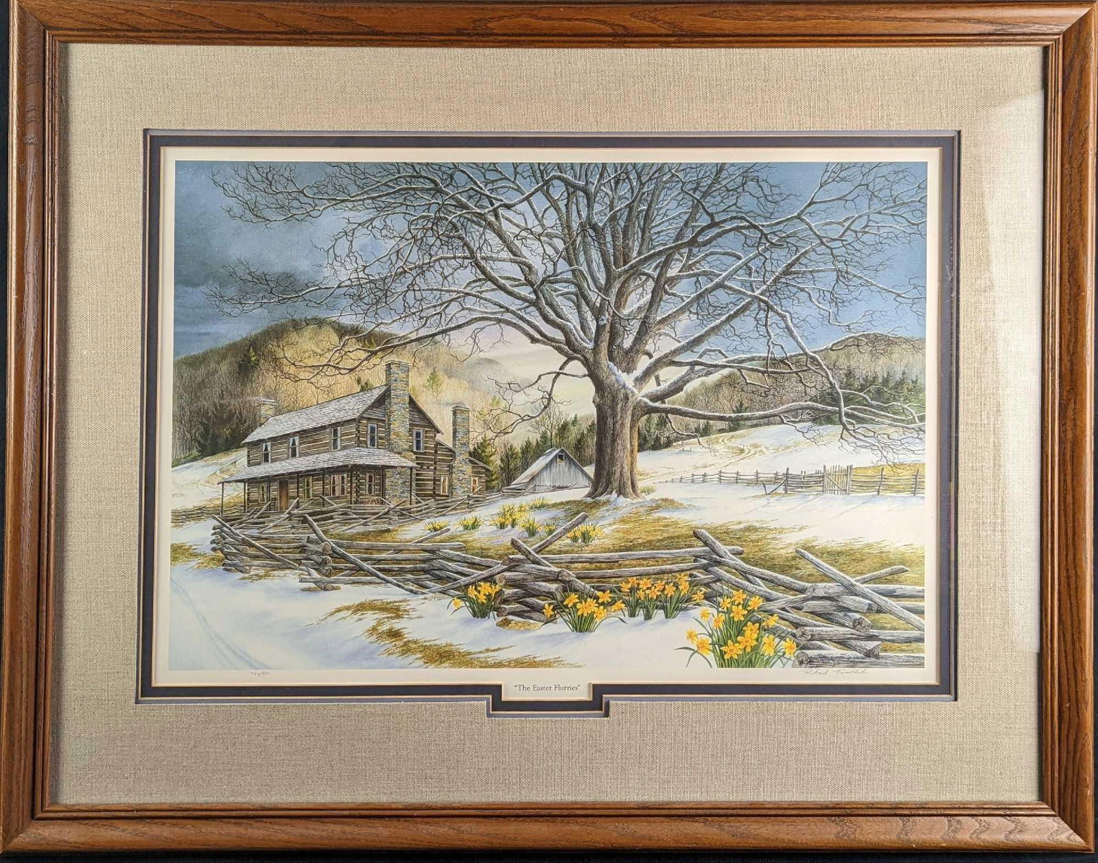 F39 Richard Tumbleston The Easter Flurries S&N Print (1 of 7)