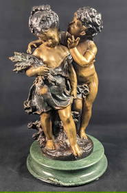 Secret By Auguste Moreau Bronze Sculpture X9 (1 of 8)