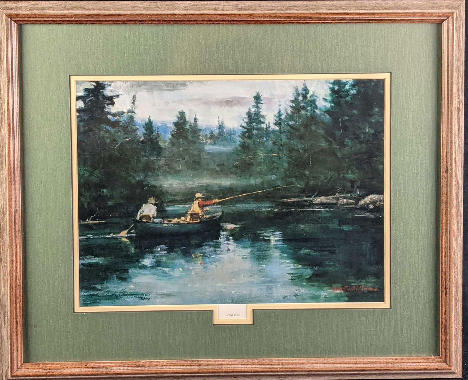 Framed Signed & Numbered First Cast John Austin Hanna (1 of 7)