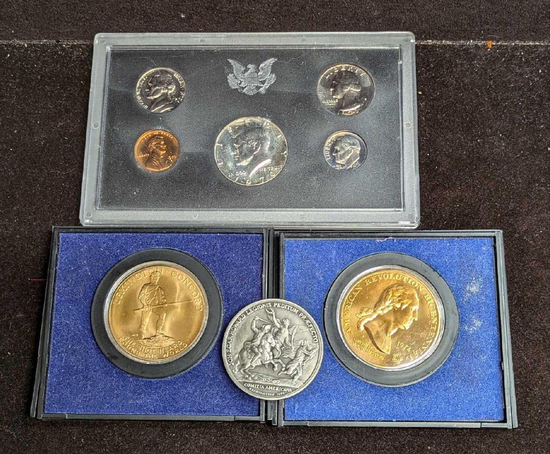 1970 United States Proof American Revolution Bicentennial Medals (1 of 8)