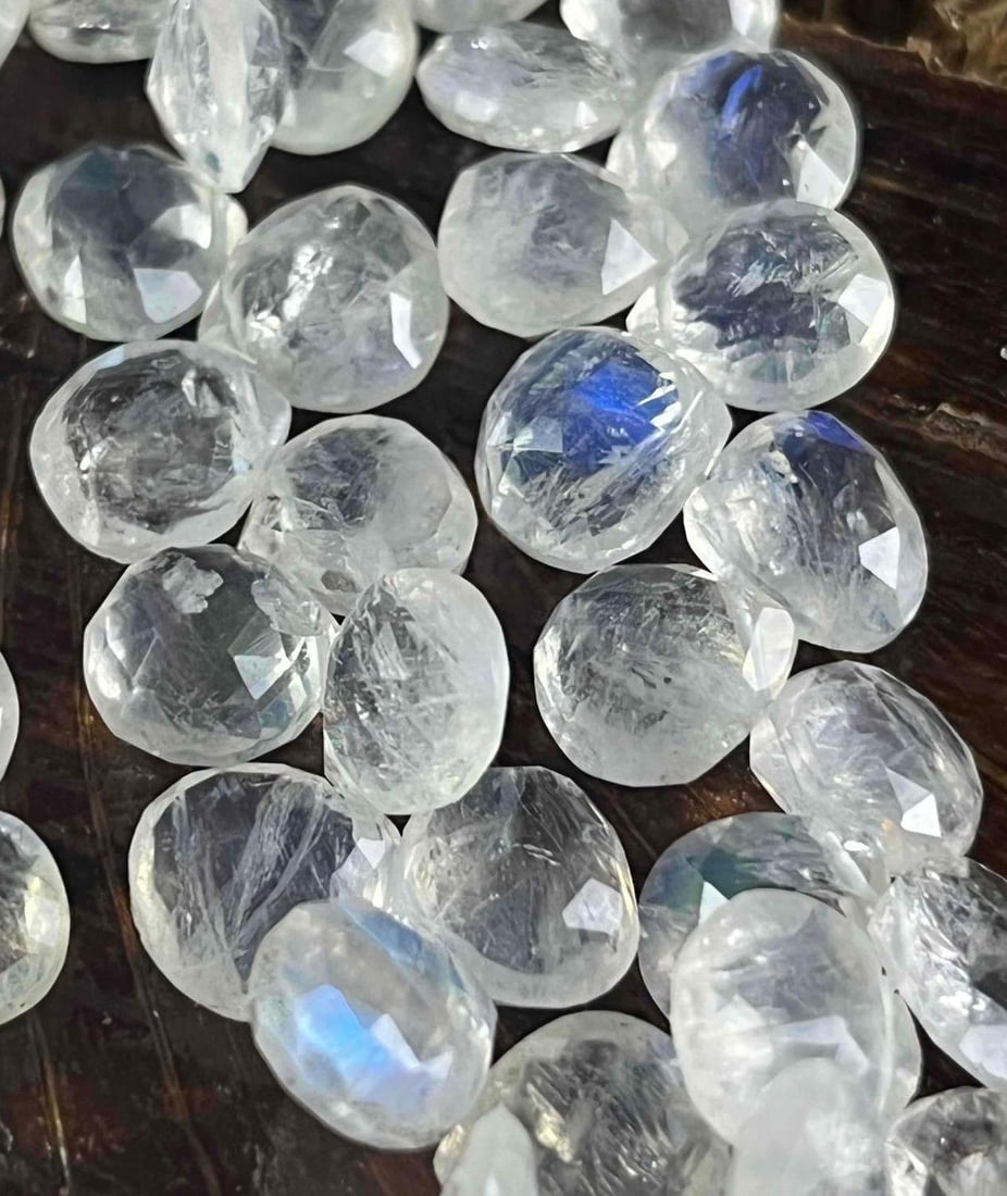 Moonstone Faceted Teardrop Bead Strands (5) (1 of 9)