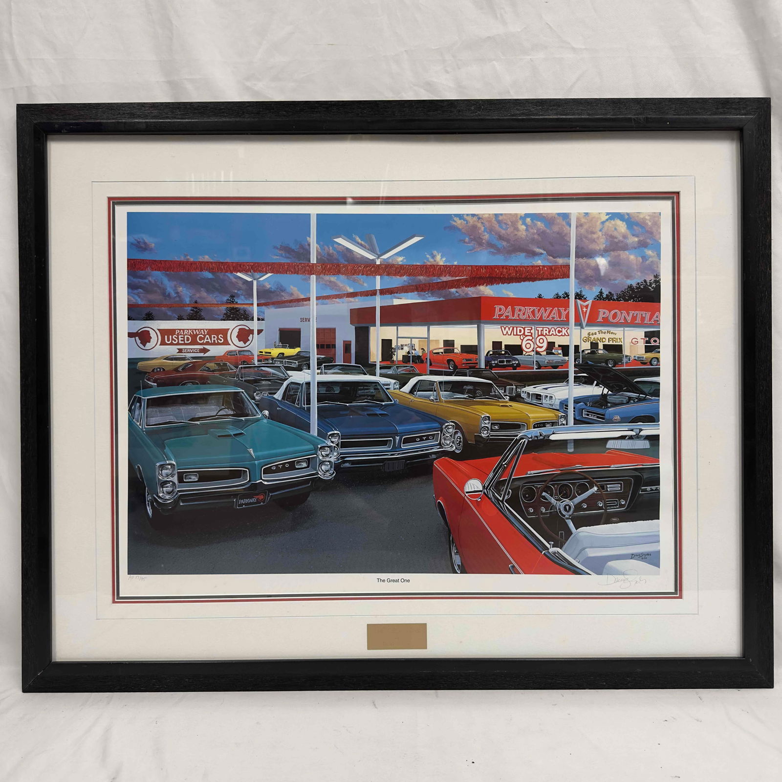 Dave Snyder Original Artist Proof AP Signed Numbered Print Parkway Pontiac 17/95 R119 (1 of 8)
