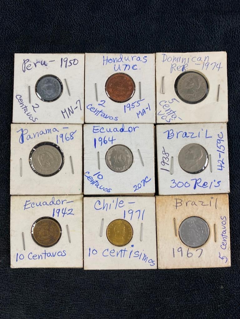Lot of Vintage Latin American Coins (1 of 2)