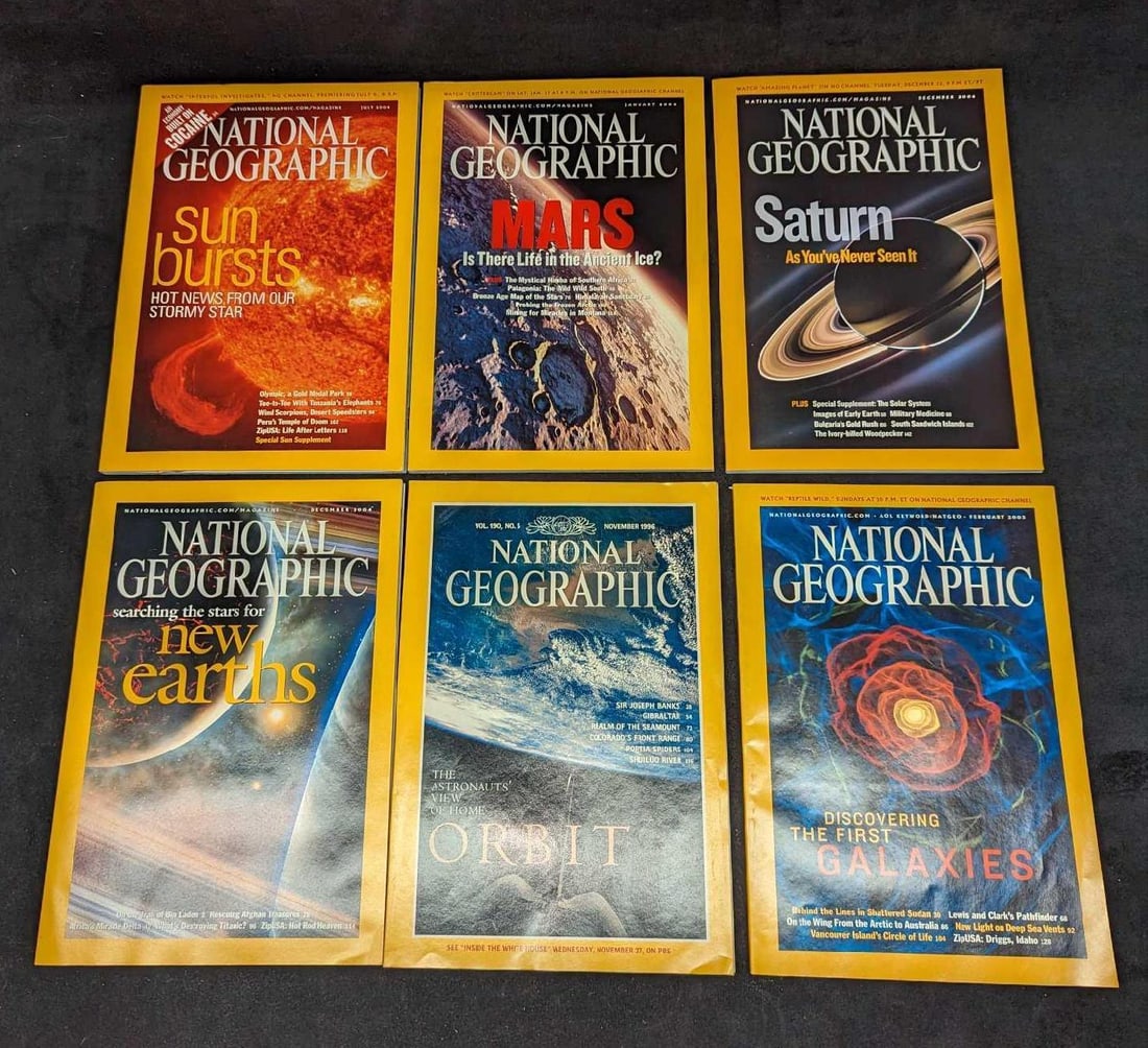 6 National Geographic Magazines All About Space (1 of 10)