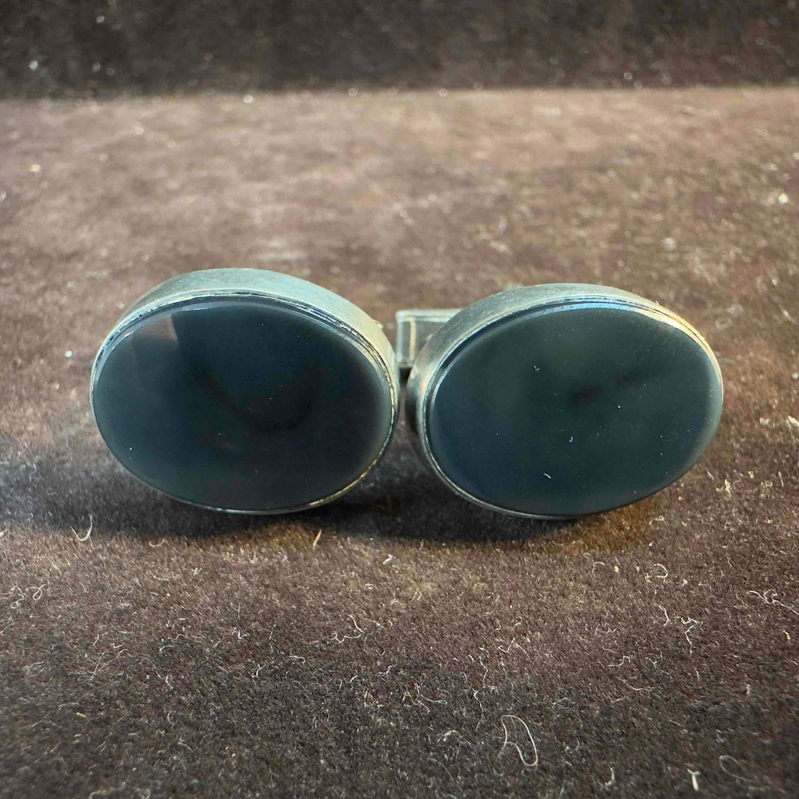 Sterling Silver Black Accent Cufflinks (1 of 12)