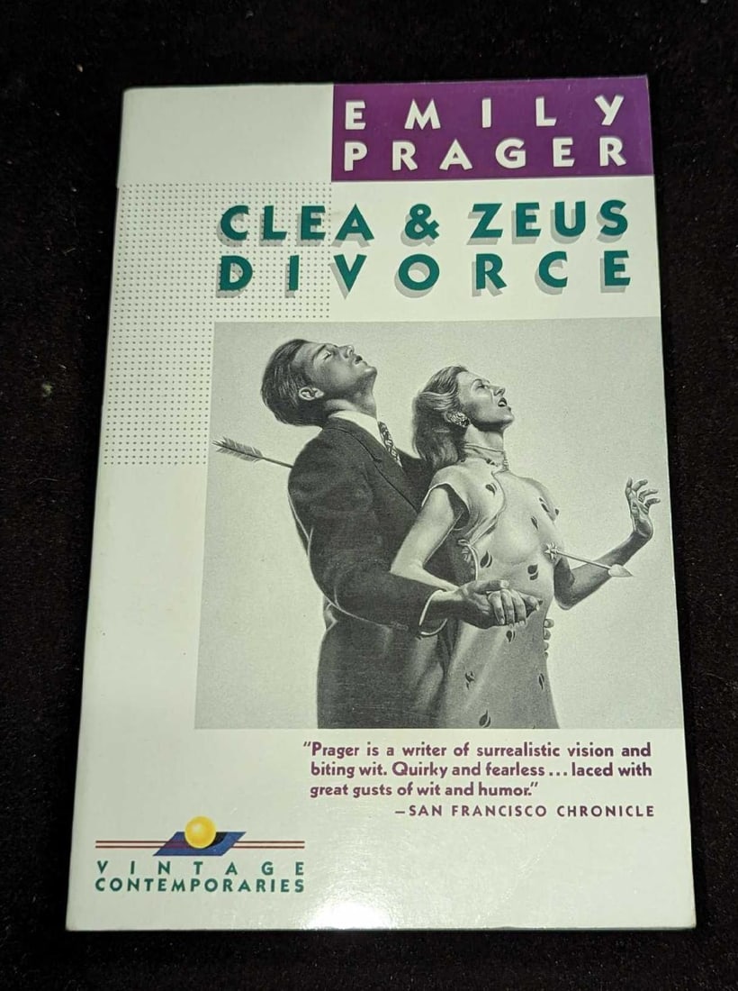 Emily Prager Signed Clea & Zeus Divorce Softcover Book (1 of 7)