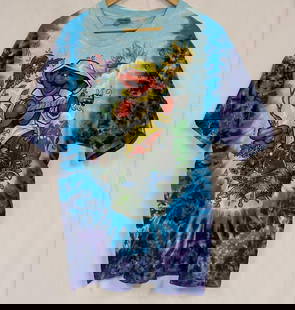 Liquid Blue Grateful Dead Rain and Shine Shirt XL: Liquid Blue Grateful Dead Rain and Shine Shirt XL. This shirt does not appear to have ever been worn. 100% Cotton. Please note, it does not come with the hanger seen in the image. Folded, the shirt is