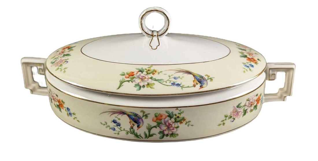 Retired Heinrich Songbird Round Covered Vegetable Fine China (1 of 7)