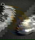 Sterling Mother of Pearl Ammonite-Shaped Pendant