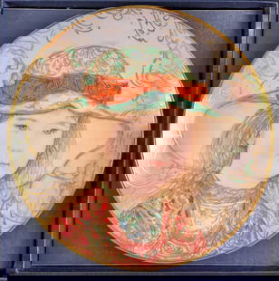 Edna Hibel Collectors Plate Children Tribute Wendy: Edna Hibel "A Tribute To All Children: Wendy" Collectors Plate from West Germany. The Plate has seventeen colors plus 24K Gold.Edna Hibel has been honored worldwide as the premier Ameri