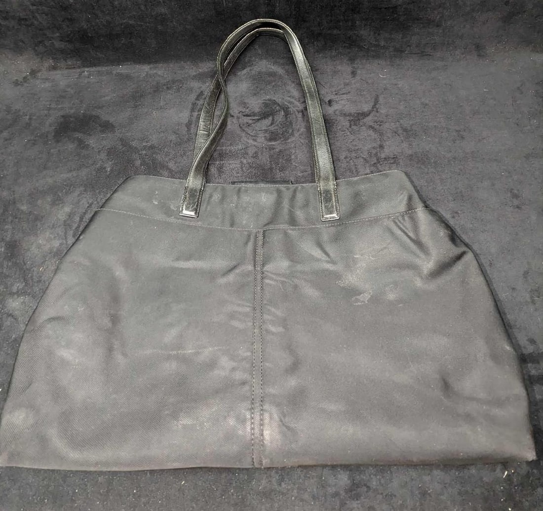 Coach Large Black Canvas Tote Bag (1 of 8)