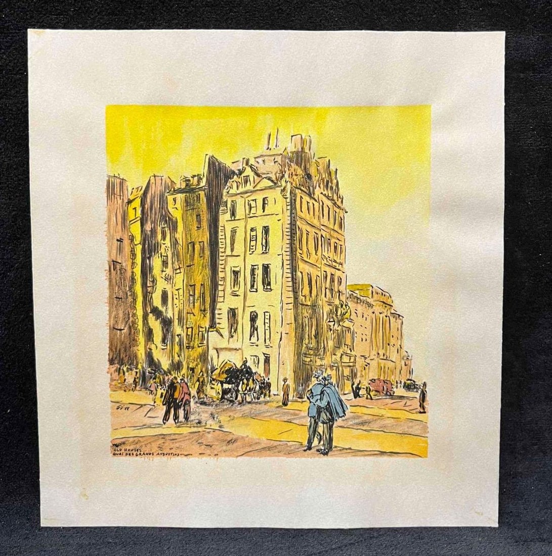 Prison Art Watercolor Painting By The Notorious "Lipstick Killer" William Heirens (5) (1 of 7)